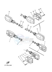 DT125 (3TTV) drawing FLASHER LIGHT