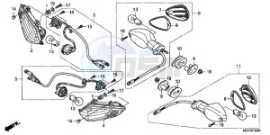 CBR1000RRC drawing WINKER