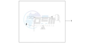 ST1300A9 Korea - (KO / ABS MME) drawing 12V DC SOCKET