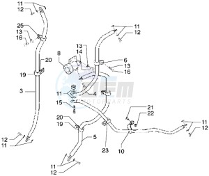 X9 500 drawing Brake piping