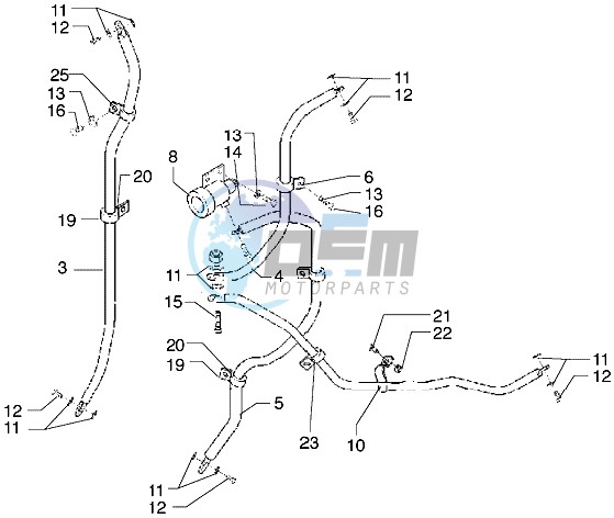 Brake piping