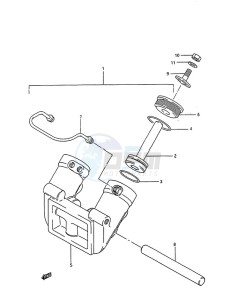 DT 85 drawing Trim Cylinder (1988 to 1994)