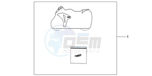 CBR1000RR9 UK - (E / MK) drawing INDOOR CYCLE COVER