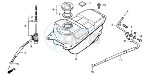 PK50 drawing FUEL TANK