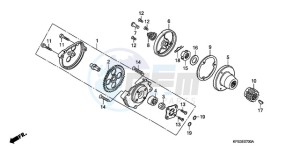 CRF230F9 Australia - (U) drawing OIL PUMP