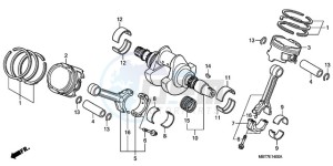 XL1000V9 F / CMF drawing CRANKSHAFT/PISTON