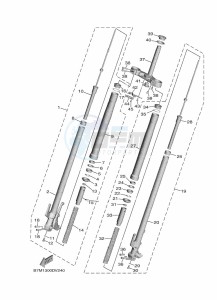 CZD300P-AB XMAX 300 POLICE (BGS4) drawing WATER PUMP