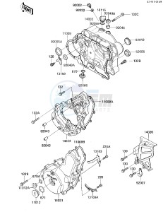 KL 600 B [KL600] (B1-B2) [KL600] drawing ENGINE COVERS