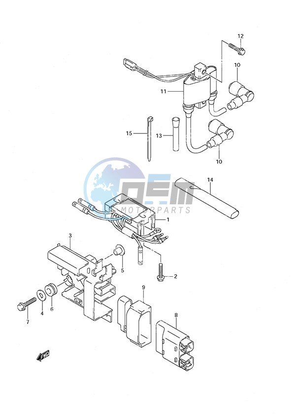 Rectifier/Ignition Coil Non-Remote Control