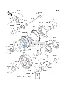 VN 1600 G [VULCAN 1600 NOMAD] (6F) G6F drawing CLUTCH