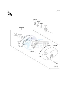 VN 800 A [VULCAN 800] (A6-A9) [VULCAN 800] drawing TAILLIGHT-- S- -