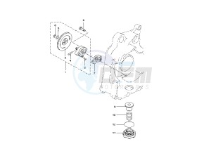 XC VERSITY 300 drawing OIL PUMP