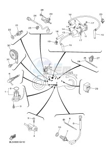 XVS950XR-A SCR950 SCR950 (BL34) drawing ELECTRICAL 1