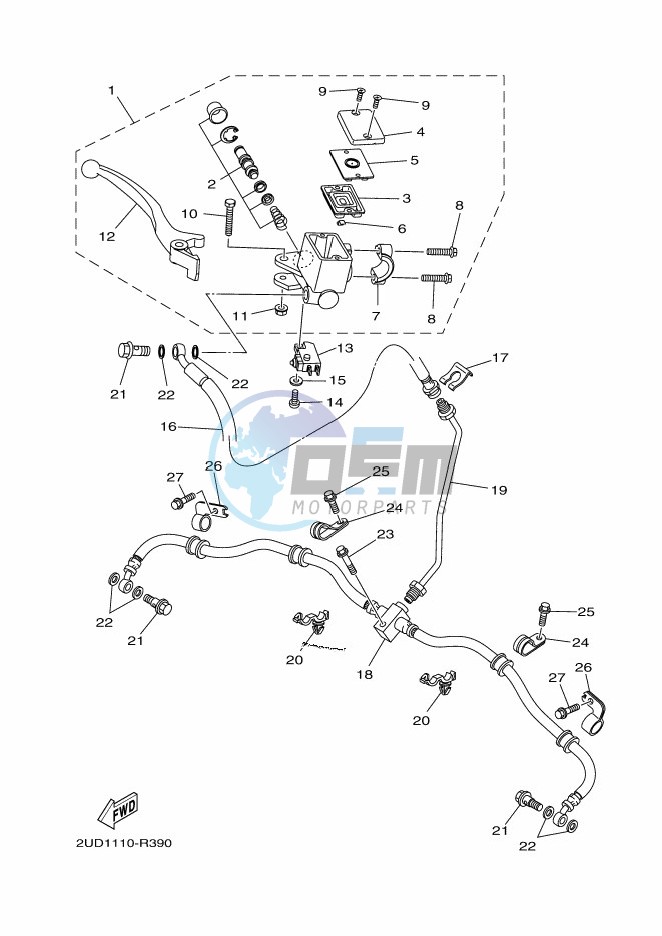 FRONT MASTER CYLINDER