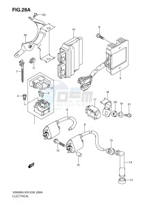 VZ800 (E3-E28) MARAUDER drawing ELECTRICAL (MODEL K9 E3,E28)