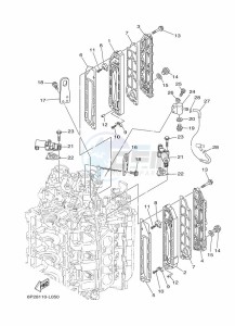 F225XA drawing CYLINDER-AND-CRANKCASE-3