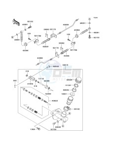 KAF 620 H [MULE 3010 4X4 HARDWOODS GREEN HD] (H6F-H8F) H8F drawing MASTER CYLINDER