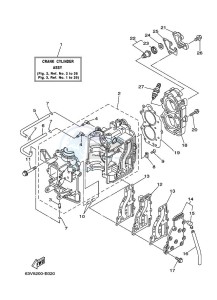 15FMHS drawing CYLINDER--CRANKCASE