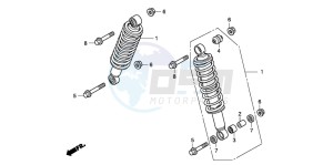 TRX420FE FOURTRAX ES drawing FRONT CUSHION