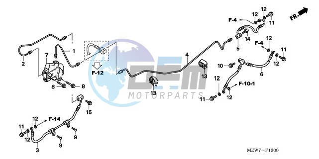 BRAKE LINES/PCV.