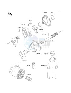 ZX 750 P [NINJA ZX-7R] (P5-P8) [NINJA ZX-7R] drawing OIL PUMP_OIL FILTER