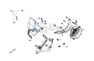 FIDDLE III 125 drawing FLYWHEEL COVER