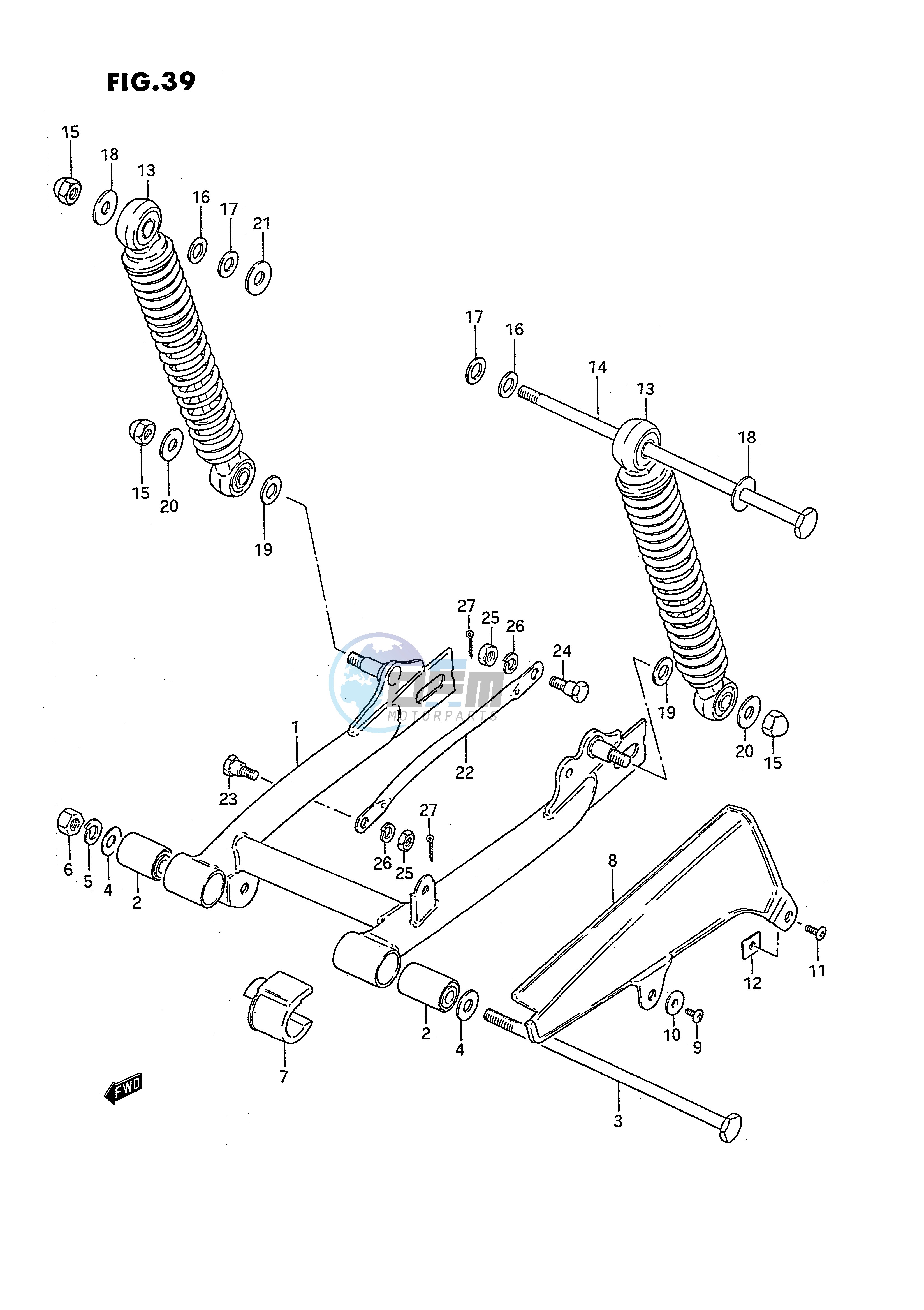 REAR SWINGING ARM