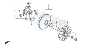 SH150S 125 drawing DRIVE FACE