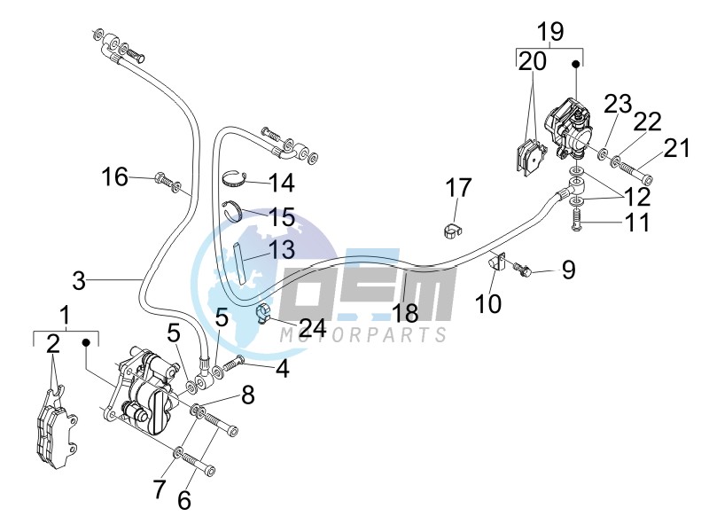 Brakes pipes - Calipers