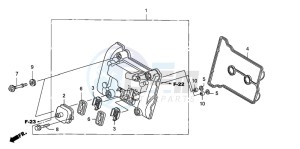 FJS400D SILVER WING drawing CYLINDER HEAD COVER