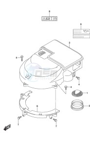 DF 150 drawing Silencer/Ring Gear Cover