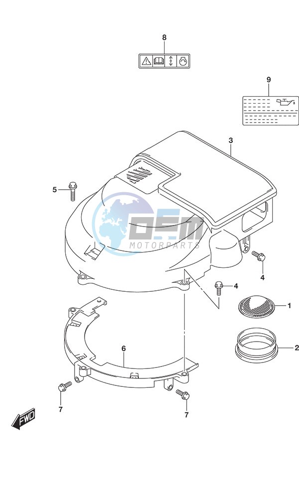 Silencer/Ring Gear Cover