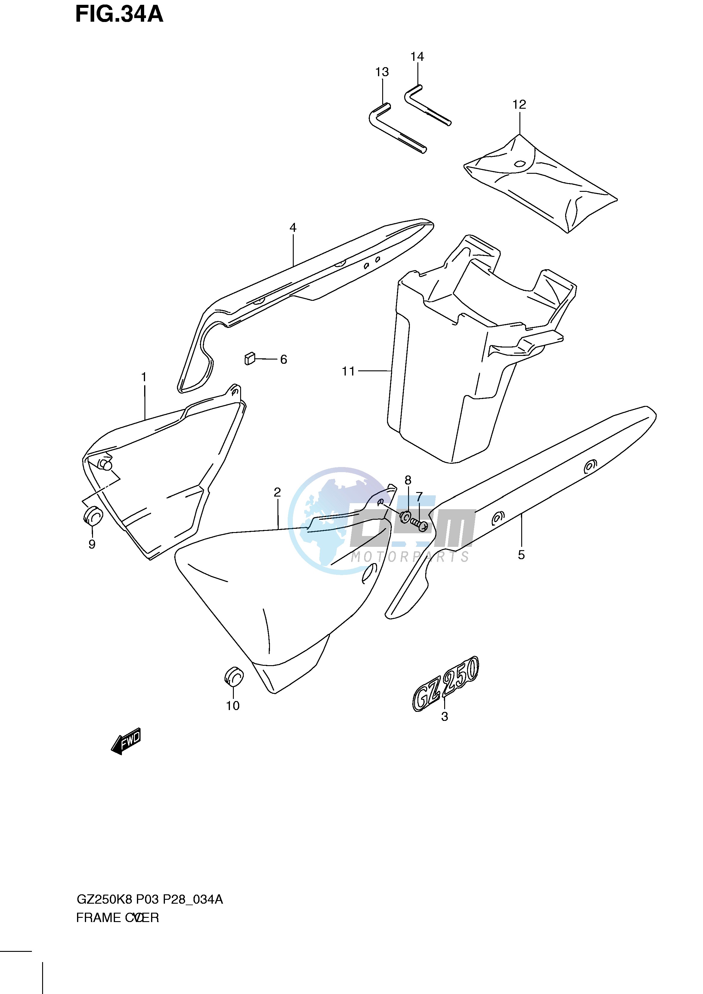 FRAME COVER (MODEL L0)