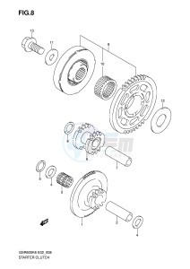 GSR600 (E2) drawing STARTER CLUTCH