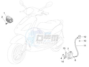 Fly 50 4t (NSE1000U03) drawing Voltage Regulators - Electronic Control Units (ecu) - H.T. Coil