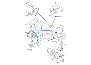 XVZ TF ROYAL STAR VENTURE 1300 drawing ELECTRICAL DEVICES