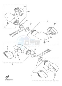 XJ6F ABS 600 DIVERSION F (ABS) (1DG3) drawing FLASHER LIGHT