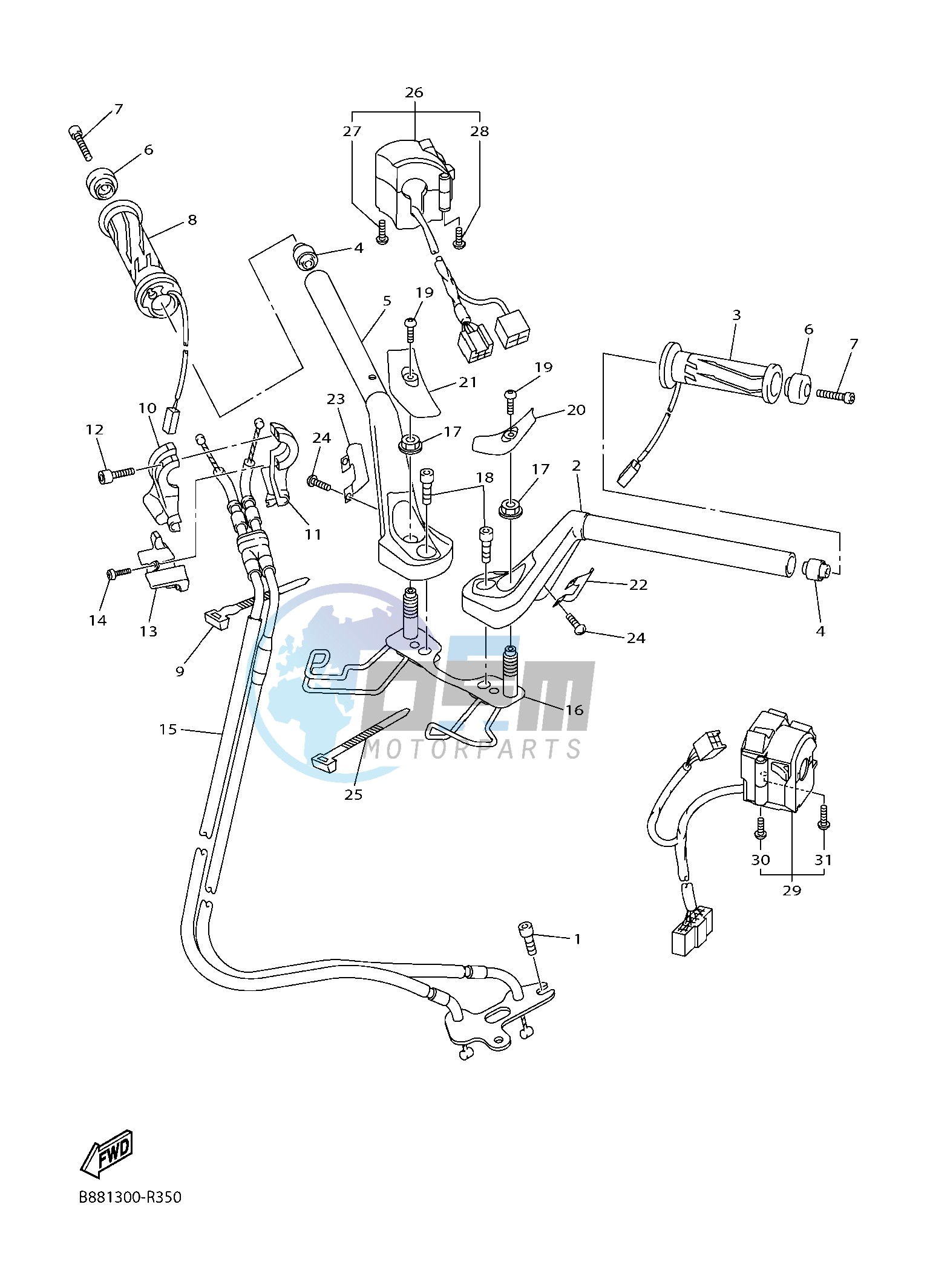 STEERING HANDLE & CABLE