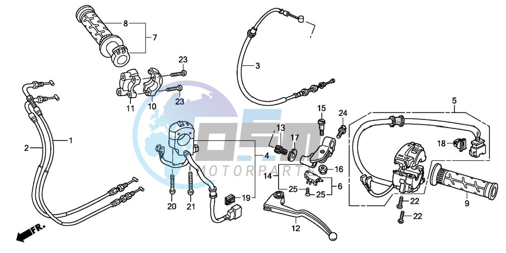 HANDLE LEVER/SWITCH/CABLE