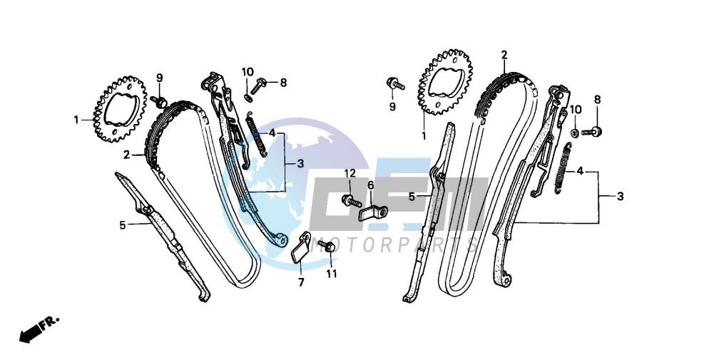 CAM CHAIN/TENSIONER