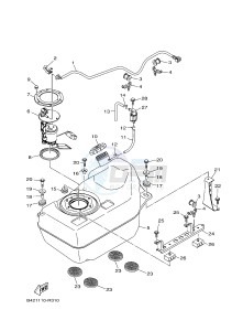 YXM700E YXM70VPHJ VIKING EPS HUNTER (B5FA) drawing FUEL TANK