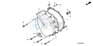 GL1800A UK - (E / MKH) drawing CLUTCH COVER