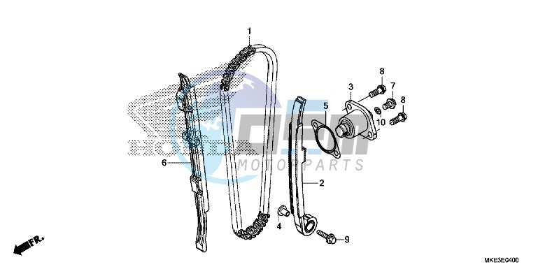 CAM CHAIN/TENSIONER