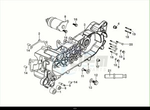 X'PRO 50 (XE05W4-EU) (E5) (M1) drawing L. CRANK CASE