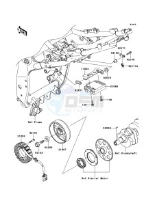 Z750 ZR750L8F GB XX (EU ME A(FRICA) drawing Generator