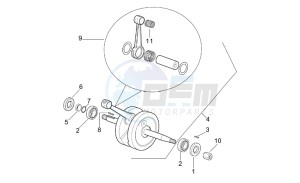 RS 50 Tuono drawing Drive shaft