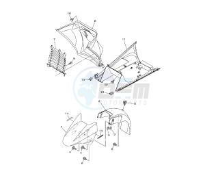 YP MAJESTY ABS 400 drawing FENDER