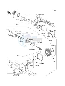 VN 1500 E [VULCAN 1500 CLASSIC] (E7) [VULCAN 1500 CLASSIC] drawing DRIVE SHAFT_FINAL GEAR