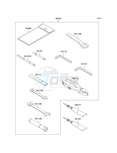 EX 500 D [NINJA 500R] (D6F-D9F) D7F drawing OWNERS TOOLS