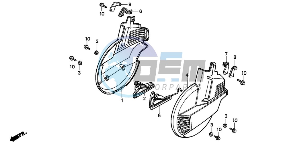 FRONT WHEEL COVER